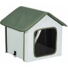 VEVOR Domček pre mačky s vyhrievaným vankúšom na zimu a časovačom, zelený