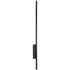 LED nástenné svietidlo LUNA BLACK Metal 120cm moderný štýl IP54