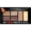 Rimmel London Mini Power Palette paletka očných tieňov, pery a líca 001 Fearless 6,8 g