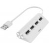HAMA 200120 USB HUB, 4 PORTY, USB 2.0, 480 MBIT/S, BIELY