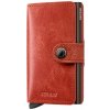Kožená peňaženka SECRID Miniwallet Vintage Orange oranžová tehlová