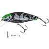 Wobler Perch Floating SALMO 8 cm - Color: HOLO DARK GREEN HEAD