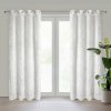 Takoy Záclona MARGARET 2 z etamínu zdobená mohérovou niťou 140 x 250 cm-HF-460864 | 140 x 250 cm