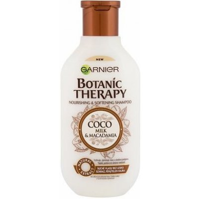 Garnier Botanic Therapy Coco Milk & Macadamia 250 ml vyživující a zjemňující šampon pro podporu vlasů pro ženy