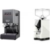 Gaggia New Classic E24, grey + Eureka Mignon Silenzio, CR white