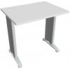 Hobis Pracovný stôl Flex, 80x75,5x60 cm, biely/kov