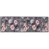 Astra Vstupná čistiaca rohož Pure & Soft, kvety, sivá, 50 x 150 cm