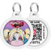 WAUDOG múdra ID známka s QR tagom DC Harley Quinn