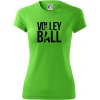 Volleyball nápis - Dámske Fantasy športové (dresovina) - L ( Apple Green )