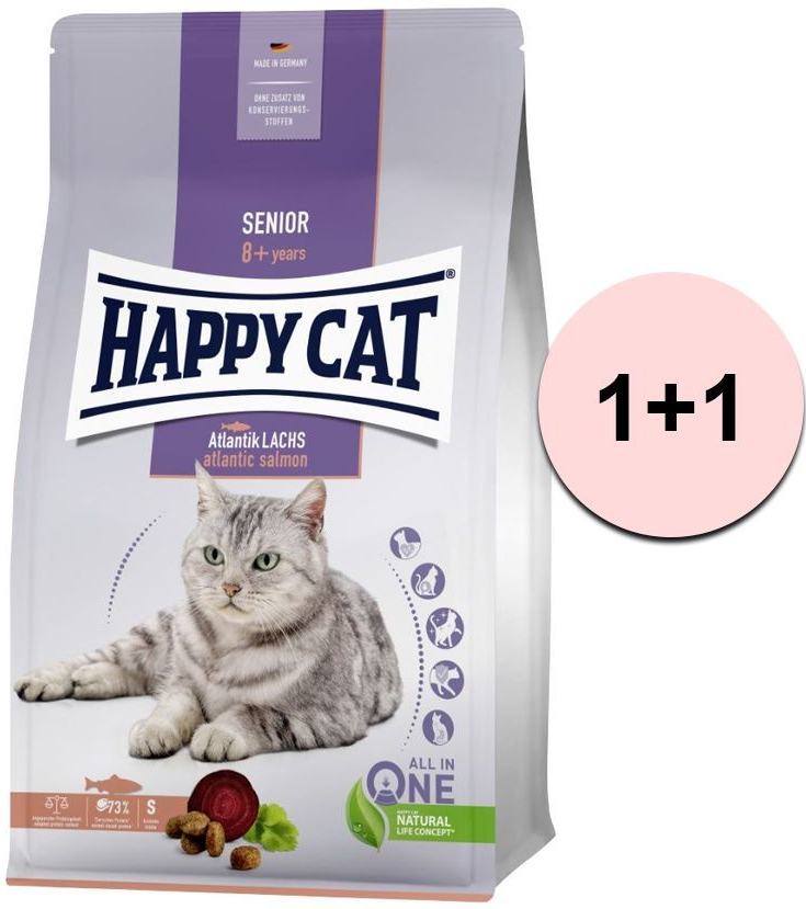Happy Cat Supreme ADULT Senior Atlantik-Lachs 1,3 kg