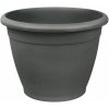 Nohelgarden Květník NAXOS plastový antracitový 35x26cm