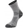 Alpine Pro KEROWE sivé antibakteriálne ponožky - M