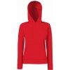 F.O.L. | Classic Lady-Fit Hooded Sweat, Dámska mikina s kapucňou, červená, S