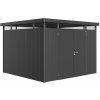 Biohort HighLine H6 plechový domček - dvojkrídlové dvere 315 x 315 x 222 cm, tmavosivý metalický, NOVINKA