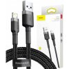 Baseus CALKLF-BV1 USB / Lightning QC3.0, 1m, černý/zlatý