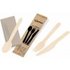 Príborová sada (drevo FSC 100%) nôž-vidlička-lyžica+obrúsok [50 sád]