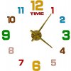 DIY CLOCK WAZ3516 nástenné hodiny 80-90cm farebné