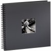 Hama Album klasický špirálový FINE ART 36x32 cm cm, 50 strán, šedý