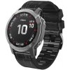 Remienok na hodinky Garmin Fenix 7X / 6X Pro / Tactix 7 26mm s krokodílou textúrou čierna farba