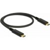 Delock Kábel USB-C USB-C ® zástrčka, USB-C ® zástrčka 0.50 m čierna 83042; 83042