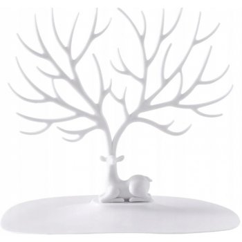 Verk 01779 strom na šperky plastový biely