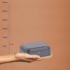 Dóza na máslo Namur PS plast tmavě šedá 15,5x11,5x6,0cm