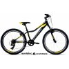 KROSS Hexagon JR 1.0 2024 Black / Silver / Yellow Glossy Veľkosť rámu: One size