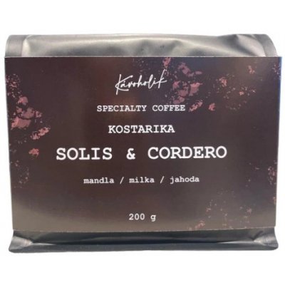 KÁVOHOLIK Kostarika Solis & Cordero black honey 200 g