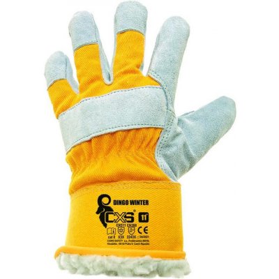 Zimné kombinované pracovné rukavice CXS Dingo Winter, veľ. 11