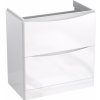Strama Austin skrinka 78.1x44.6x81.7 cm kúpeľňová skrinka pod úmývadlo stojaca biela 11.103.00