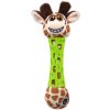 Hračka BeFun plyšová s TPR gumou pre šteňa 17cm rôzne zvieratká Giraffe