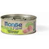 MONGE Natural Cat kúsky tuniaka s kuracím mäsom 80 g