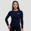 GymBeam dámske tričko s dlhým rukávom Basic Navy