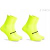 Rogelli Coolmaxové ponožky ESSENTIAL 2 páry v balení reflexné žlté