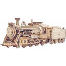 Robotime 3D drevené puzzle Parní lokomotiva Prime Steam Express 1:80 308 ks
