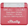 Shelly Europe Ltd. SHELLY Wave 1PM Mini LR Spínací modul s meraním spotreby, 1-kanálový, max. 8 A, Z-Wave Long Range