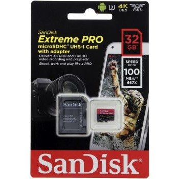 SanDisk microSDHC 32GB UHS-I U3 SDSQXCG-032G-GN6MA