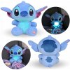 Stitch veľká plyšová hračka, SVIETIACA plyšová hračka, medvedík pre deti 24 cm