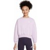 Dievčenské mikiny Nike Girls Sportswear Club Fleece - doll/white - Ružový (XS)