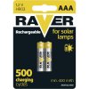 Batéria RAVER SOLAR HR03, nabíjateľná batéria, 400 mAh, bal. 2 ks, AAA tužka