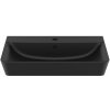 Umývadlo Ideal Standard Connect Air 60x46 cm černá otvor pre batériu uprostred E0298V3