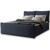 Manželská boxspring posteľ s úložným priestorom Monta 140x200 - kráľovská modrá