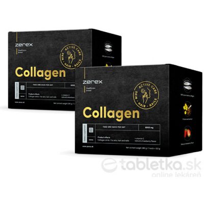 Zerex Collagen 8000 mg prášok na prípravu nápoja vo vrecúškach 15 ks