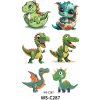 Dočasné vodeodolné tetovanie - Dinosauri - WS - C287