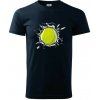 Tenisová loptička v triku - Klasické pánske tričko vyššej gramáže - 2XL ( Tmavomodrá (veľmi tmavá - skoro čierna) )