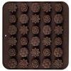 Banquet Formičky na čokoládu silikonové Culinaria Brown 21,4x20,6cm mix tvarů
