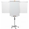 Flipchartová tabuľa, mobilná, magnetický povrch, 2 pomocné ramená, NOBO