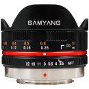 Samyang 7.5mm f/3.5 UMC Fish-eye / MFT