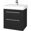 Dreja Kúpeľňová skrinka PROJECT SZZ2 60 - N03 Graphite / Úchytka T02 / N03 Graphite