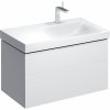 Skrinka pod umývadlo Geberit Xeno2 s úložnou plochou, s 2 zás., biela/vysoký lesk, 500.516.01.1
